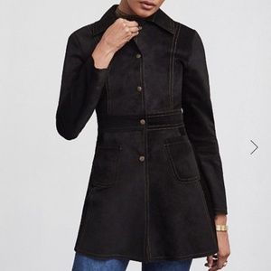 Reformation DAYLE suede coat XS